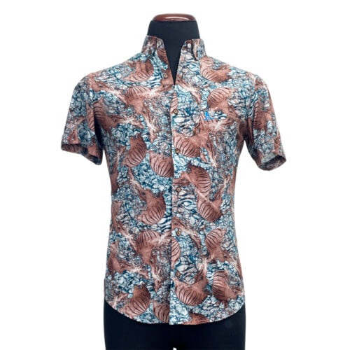 Camisa Medusa estampada