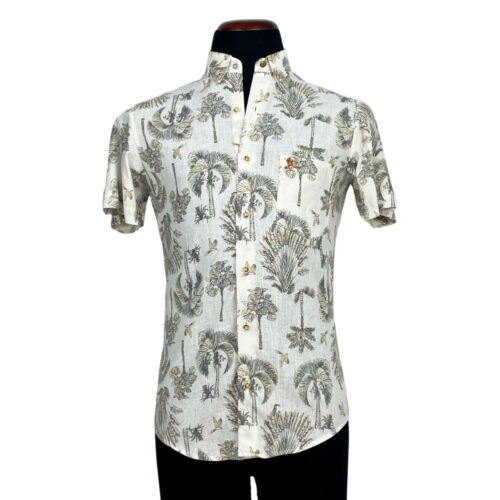 Camisa Palmar estampada