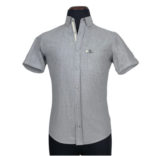 Camisa Oxford - Gris, S