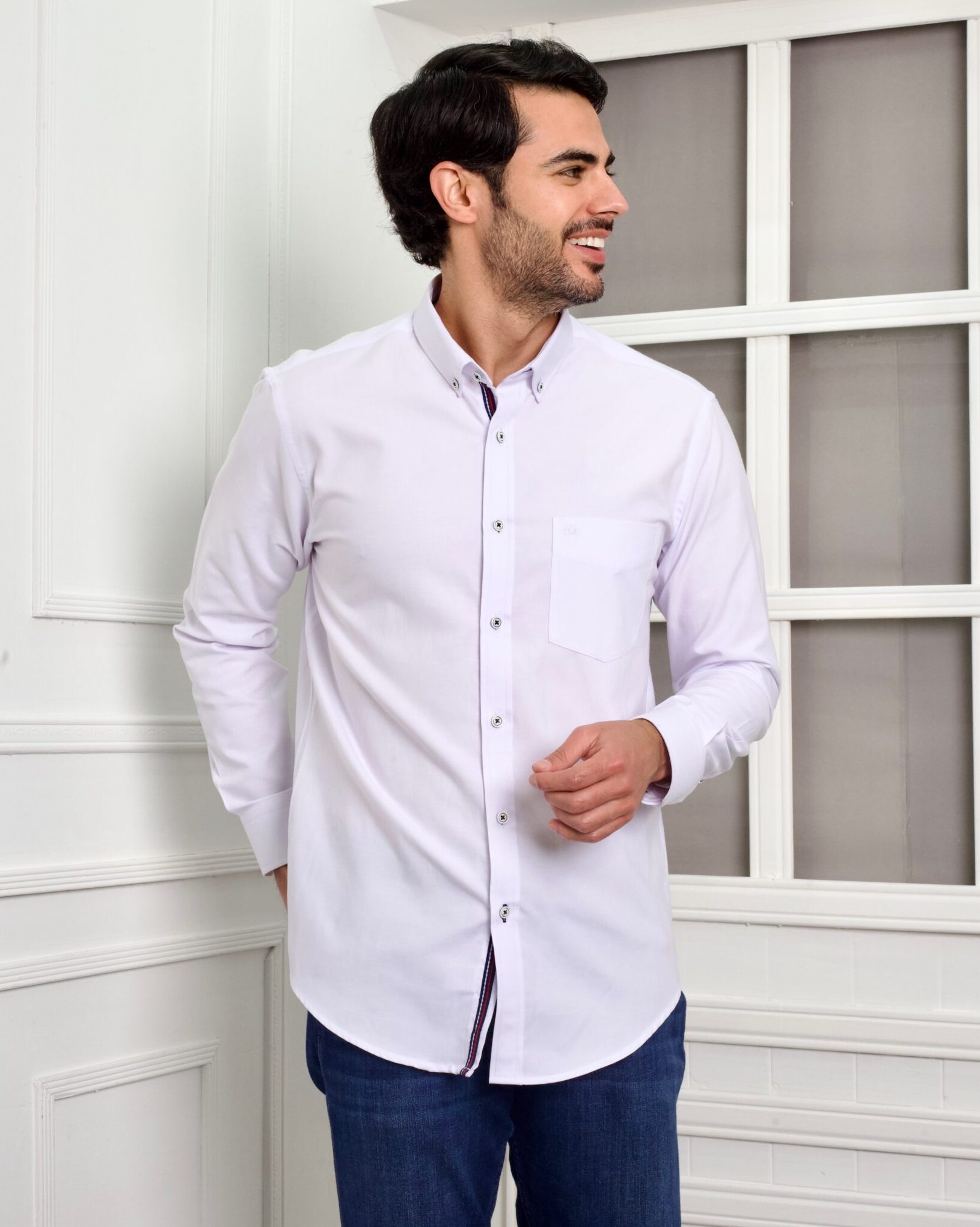 Camisa oxford blanca - Image 3