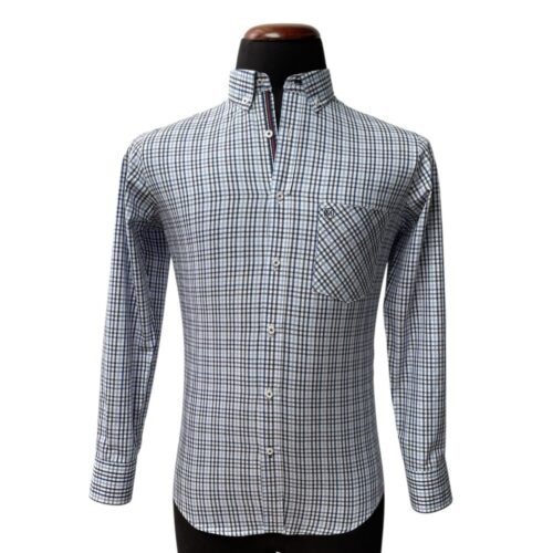 Camisa de cuadros azules