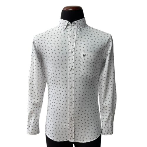 Camisa print blanca