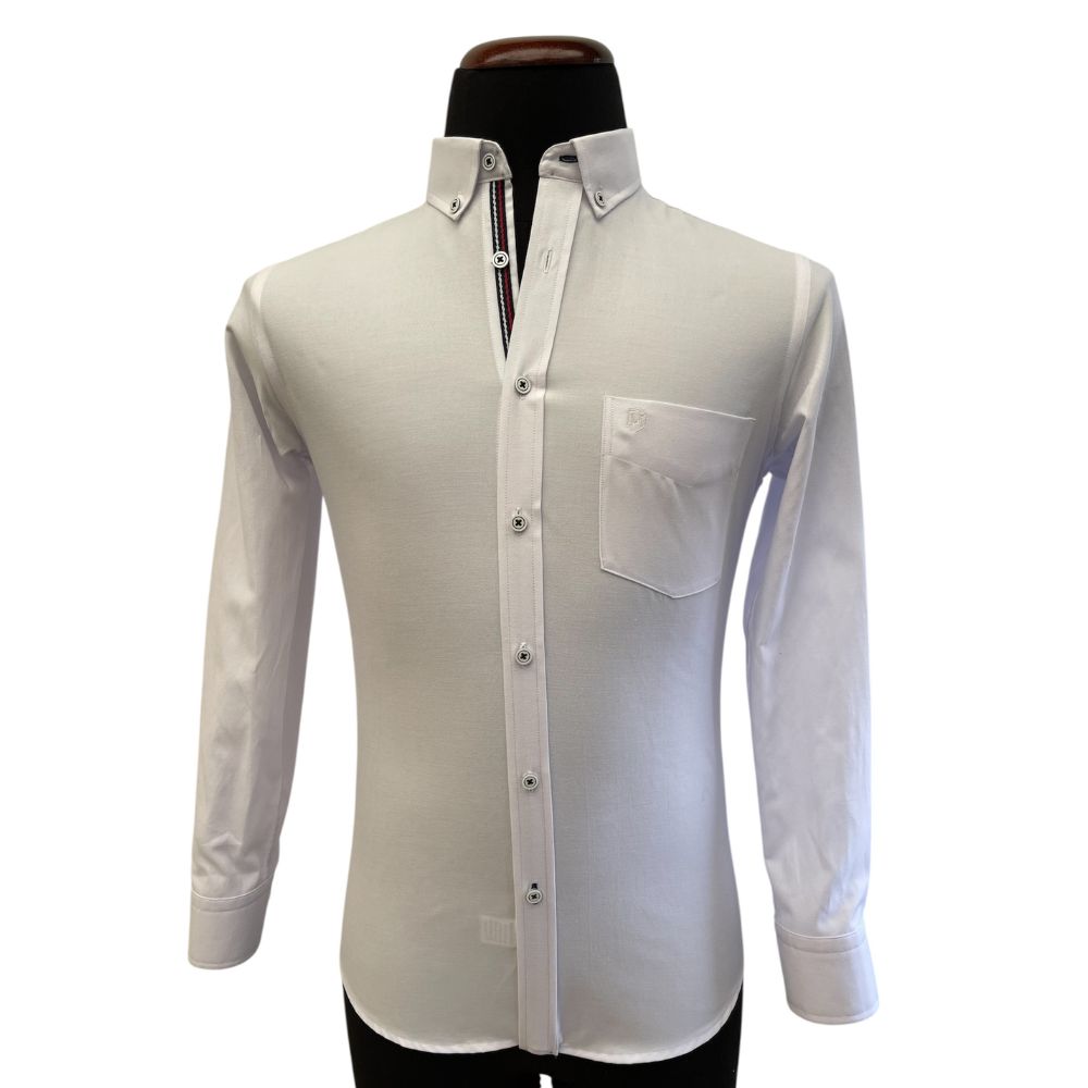 Camisa oxford blanca