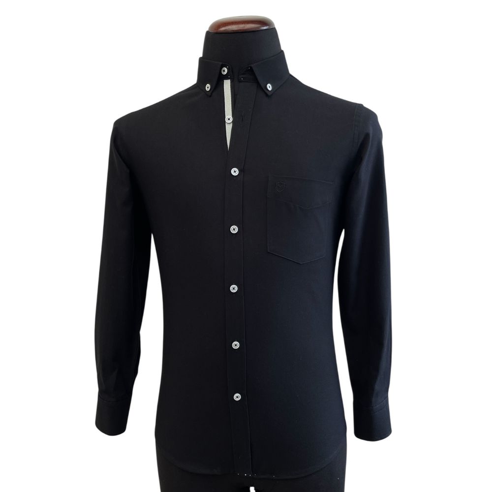 Camisa oxford negra
